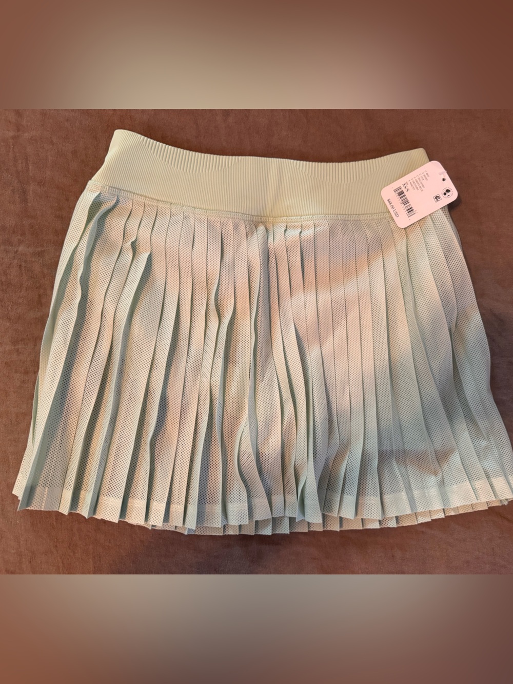 Free People Pleated Mint Green Women's Skirt